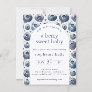 Eine Berry Sweet Baby Dusche Postkarte