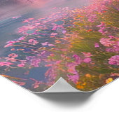 Eine beruhigende Flucht in die Friedliche Welt der Poster (Ecke)