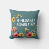 Eine bescheidene Hummel Kissen (Vorderseite)