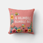 Eine bescheidene Hummel Kissen (Vorderseite)