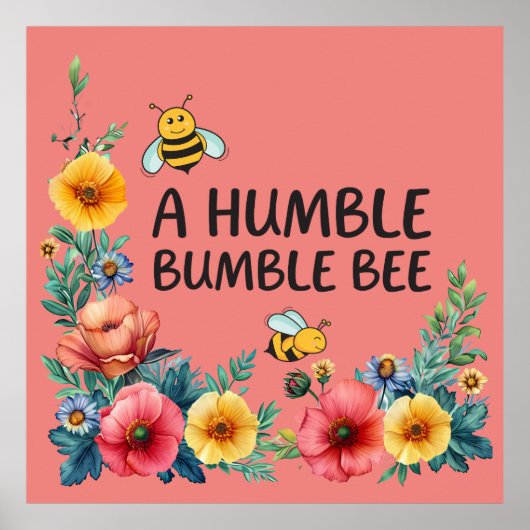 Eine bescheidene Hummel Poster (Vorne)
