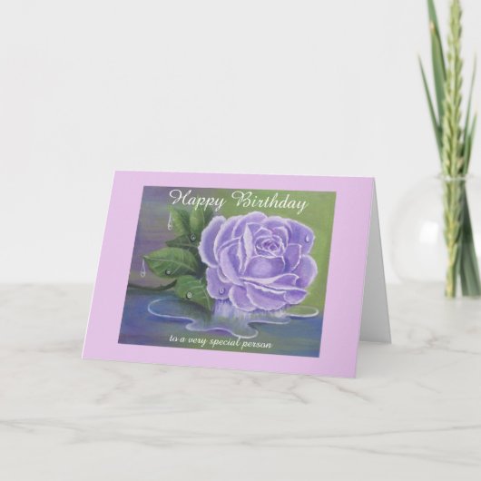 Eine besondere Freundin, Geburtstagskarte Karte (Vorderseite)