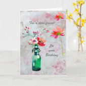 Eine besondere Freundin Schöne Blumenkarte zum Geb Karte (Gelbe Blume)