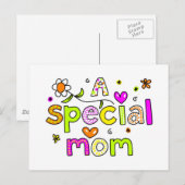 Eine besondere Mama Postkarte (Vorne/Hinten)