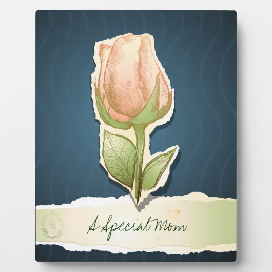 Eine besondere Mutter, Plakette Fotoplatte (Vorderseite)