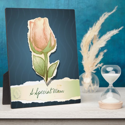 Eine besondere Mutter, Plakette Fotoplatte (Seite)