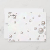 Eine besondere Pearl Card RSVP Karte (Rückseite)