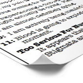 Eine bessere Schmerztabelle Poster (Ecke)