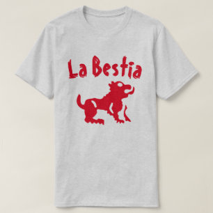 Eine Bestie mit Text La bestia T-Shirt