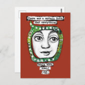 Eine bestimmte Glaubenspostkarte Postkarte (Vorne/Hinten)