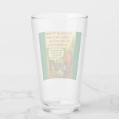 Eine betrunkene Maus – Weihnachtskarten-Chaos Glas (Rückseite)