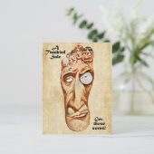 Eine beunruhigende Rolle Postkarte (Stehend Vorderseite)