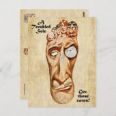 Eine beunruhigende Rolle Postkarte (Vorne/Hinten)