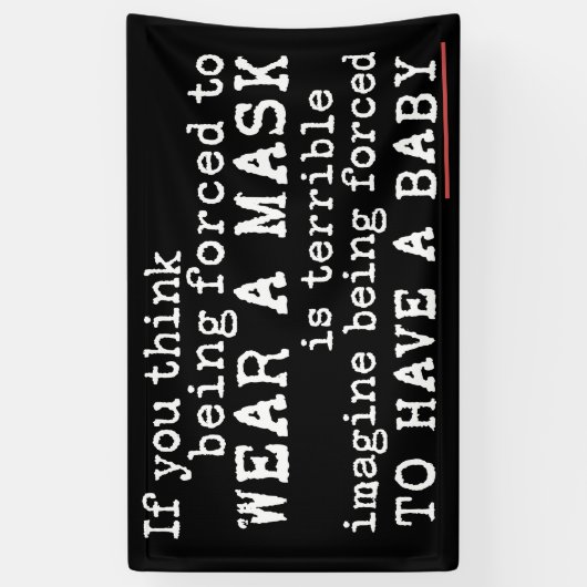 Eine bevorzugte Nachricht für konservative Anti-Ma Banner (Vertikal)