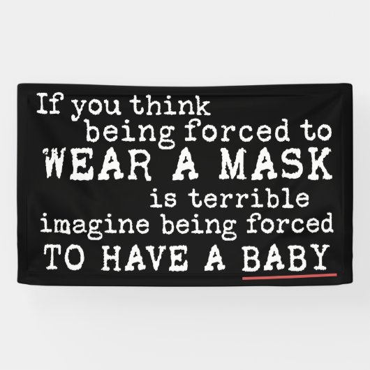 Eine bevorzugte Nachricht für konservative Anti-Ma Banner (Horizontal)