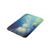 Eine Bewölkung Badematte (Schrägansicht)