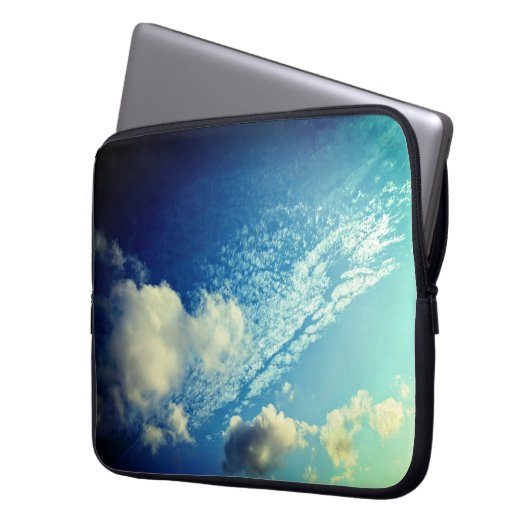 Eine Bewölkung Laptopschutzhülle (Vorderseite Links)