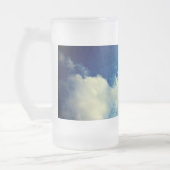 Eine Bewölkung Mattglas Bierglas (Links)