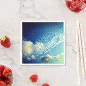 Eine Bewölkung Serviette (Beispiel)