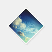 Eine Bewölkung Serviette (Ecke)