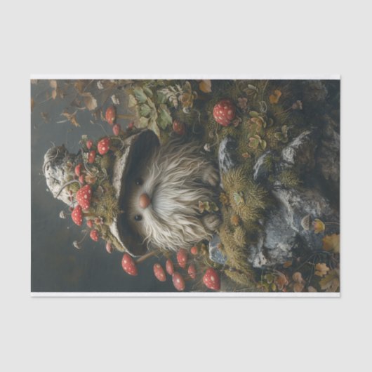 Eine bezaubernde Waldkreatur Seidenpapier (Vorderseite)