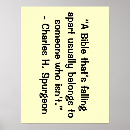 Eine Bibel, die Poster auseinanderfällt (Vorne)