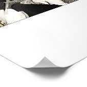 Eine Biene und ein Baum - Drucken Poster (Ecke)