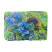 Eine Biene & Vergessen-nicht-Blume Badematte (Vorderseite)