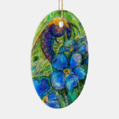 Eine Biene & Vergessen-nicht-Blume Keramik Ornament (Rechts)