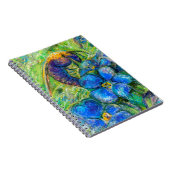 Eine Biene & Vergessen-nicht-Blume Notizblock (Rechte Seite)