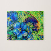 Eine Biene & Vergessen-nicht-Blume Puzzle (Horizontal)