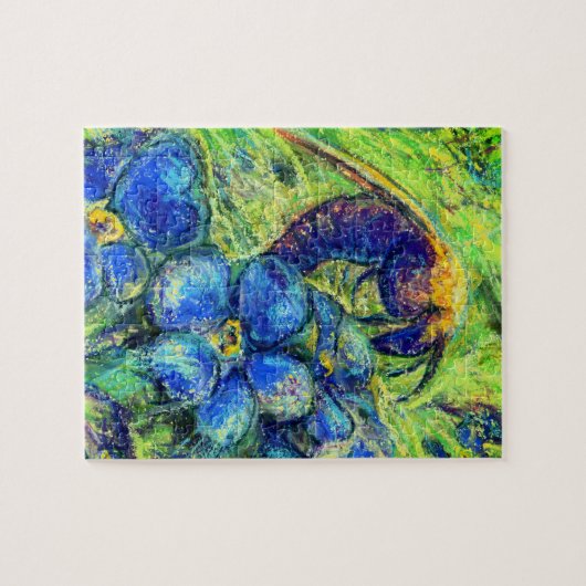 Eine Biene & Vergessen-nicht-Blume Puzzle (Horizontal)