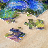 Eine Biene & Vergessen-nicht-Blume Puzzle (Seite)