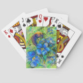 Eine Biene & Vergessen-nicht-Blume Spielkarten (Rückseite)