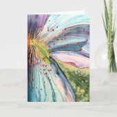 Eine Bienenansicht - Blank im Gruß Karte (Vorderseite)