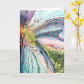 Eine Bienenansicht - Blank im Gruß Karte (Gelbe Blume)