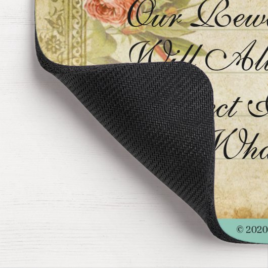 Eine Birdie sagte mir einmal, die französische Mau Mousepad (Ecke)