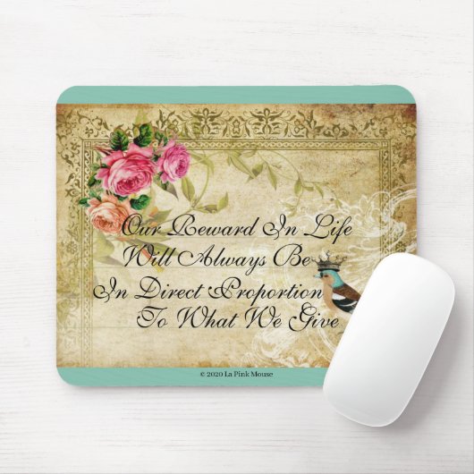 Eine Birdie sagte mir einmal, die französische Mau Mousepad (Mit Mouse)