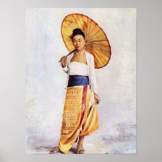 Eine birmanische Lady Poster (Vorne)
