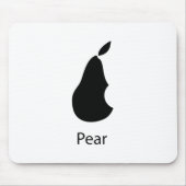 Eine Birne mit einem Biss! Mousepad (Vorne)