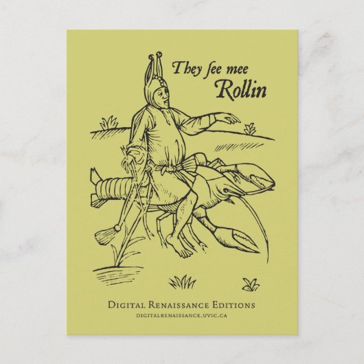 Eine Bisque Walk Postkarte (Vorderseite)