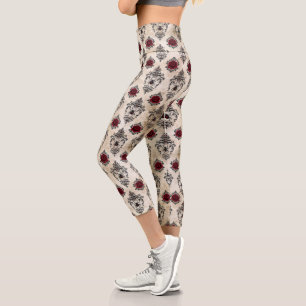 Eine Black Widow-Serie Design #25 Capri Leggings