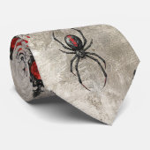 Eine Black Widow Serie Design #27 Krawatte (Gerollt)