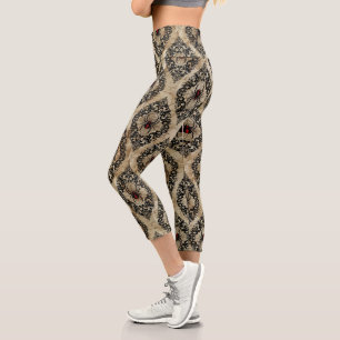 Eine Black Widow-Serie Design #29 Capri Leggings