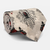 Eine Black Widow-Serie Design #7 Krawatte (Gerollt)