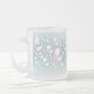 Eine Blasen-Druck-Frosted-Tasse Mattglastasse