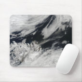 Eine blass graue Asche bläst vom Gipfel Mousepad (Mit Mouse)