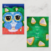 Eine Blaubeernacht Visitenkarte (Vorne/Hinten)