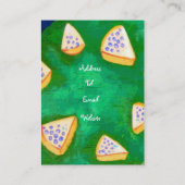 Eine Blaubeernacht Visitenkarte (Rückseite)