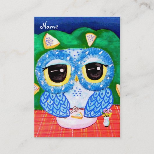 Eine Blaubeernacht Visitenkarte (Vorderseite)